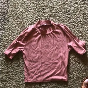 Pink Crop Top from Charlotte Russe